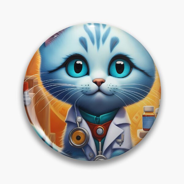 Item preview, Kitten as a doctor on a hospital ward designed and sold by Colin Bentham.