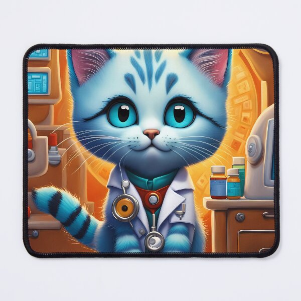 Item preview, Kitten as a doctor on a hospital ward designed and sold by Colin Bentham.