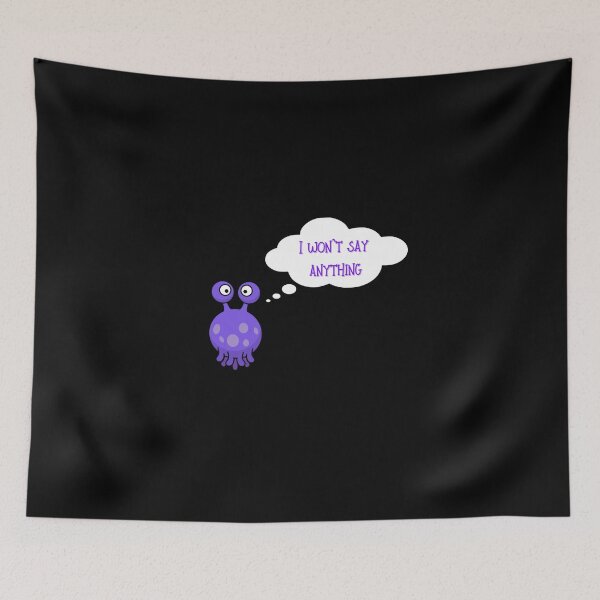 Item preview, I won`t say anything. Funny gift for friends. designed and sold by Krzysztof Siwek.