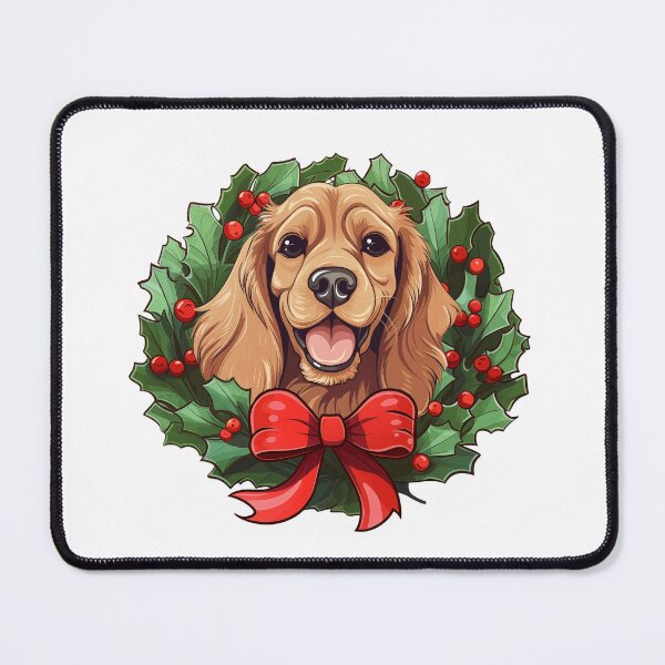 Item preview, Cocker Spaniel - red - Christmas Wreath Dog designed and sold by wotsthis.