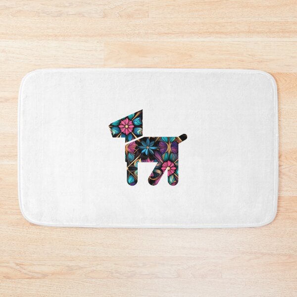 Item preview, Geometric Motif Love Friendship Attachment Dog designed and sold by G-M-Designs.