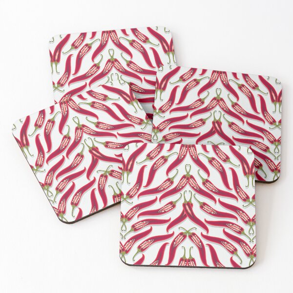 Item preview, Hot pepper, mirror direction, White background designed and sold by Alex  Blud.