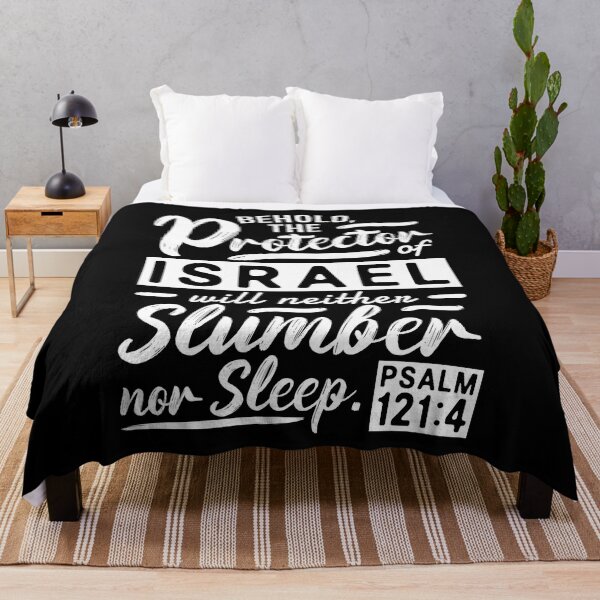 Item preview, Psalm 121:4 The Protector Of Israel Will Neither Slumber Nor Sleep designed and sold by plushism.