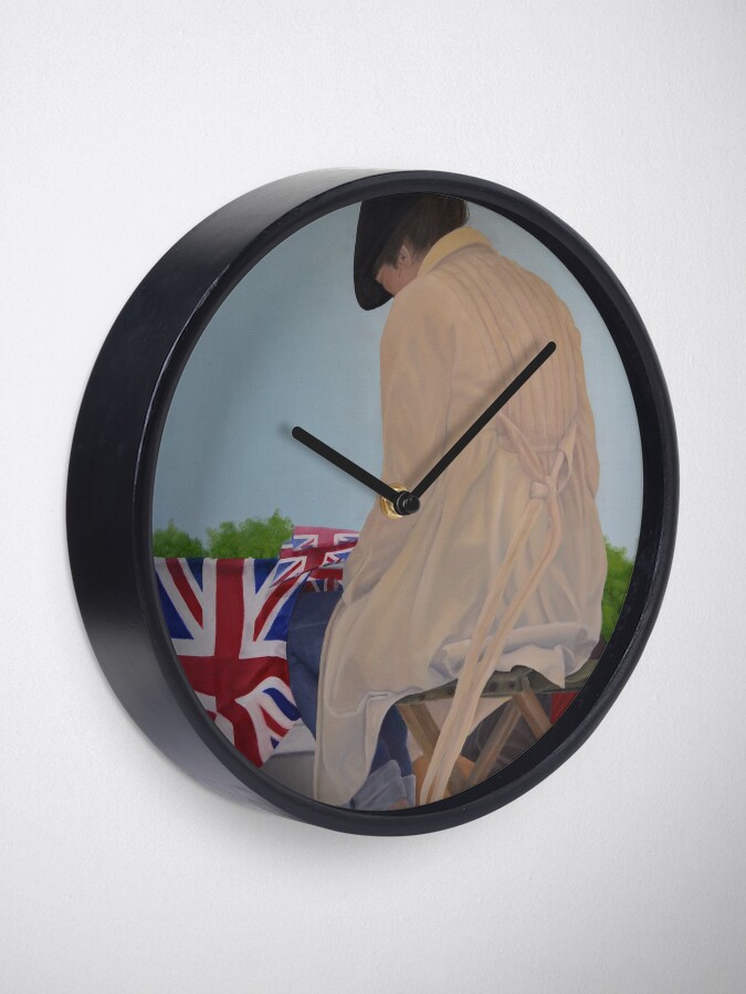 Alternate view of WAITING FOR THE QUEEN Clock