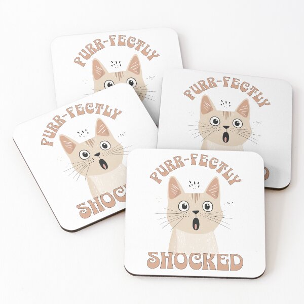 Item preview, Purr-fectly Shocked designed and sold by QuirkyLands.