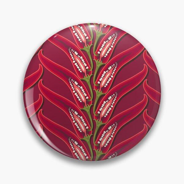 Item preview, Hot pepper, stripe imitation braid, Red background designed and sold by Alex  Blud.
