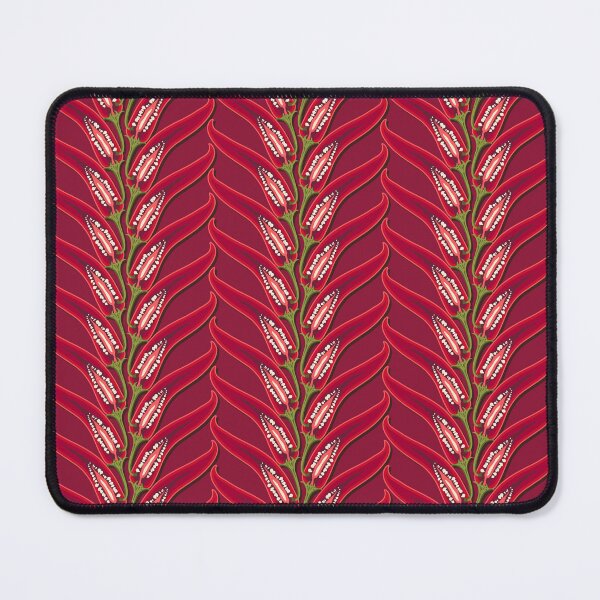 Item preview, Hot pepper, stripe imitation braid, Red background designed and sold by Alex  Blud.