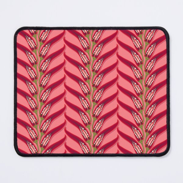 Item preview, Hot pepper, stripe imitation braid, Pink background designed and sold by Alex  Blud.
