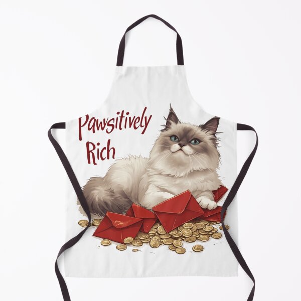 Item preview, Pawsitively Rich Ragdoll Cat: Prosperity and Joy designed and sold by ShanCoMeow.