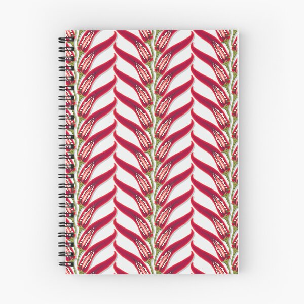 Item preview, Hot pepper, stripe imitation braid, White background designed and sold by Alex  Blud.