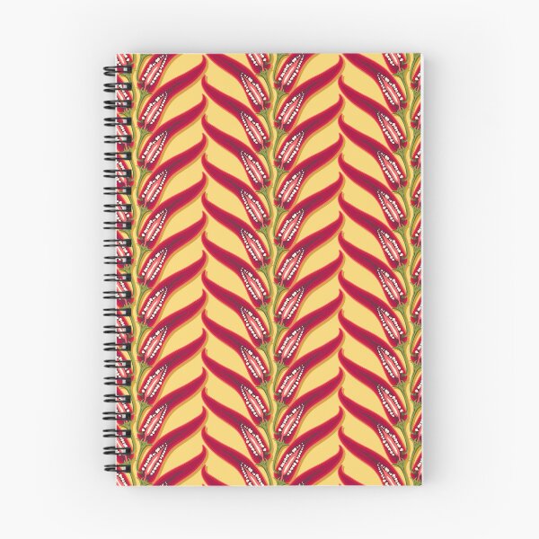 Item preview, Hot pepper, stripe imitation braid, Yellow background designed and sold by Alex  Blud.