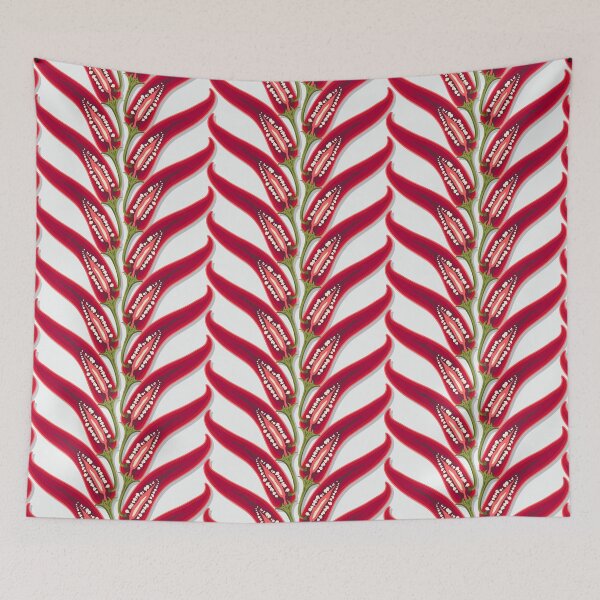 Item preview, Hot pepper, stripe imitation braid, White background designed and sold by Alex  Blud.