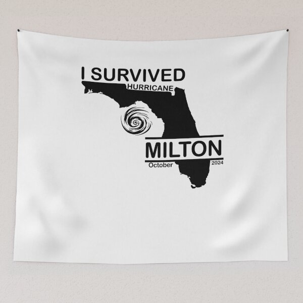Item preview, Hurricane Milton Florida Oct 2024  I Survived Hurricane Milton designed and sold by Arfurneauxt.