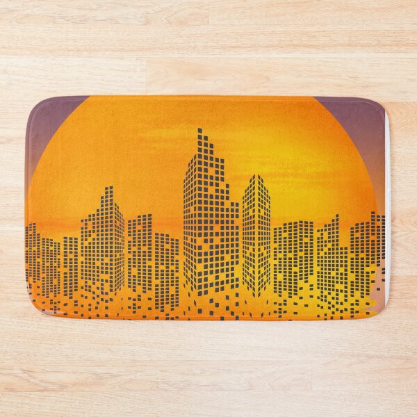 Item preview, Urban Silhouette at Sunset – Contemporary Cityscape designed and sold by RaiyaTees.