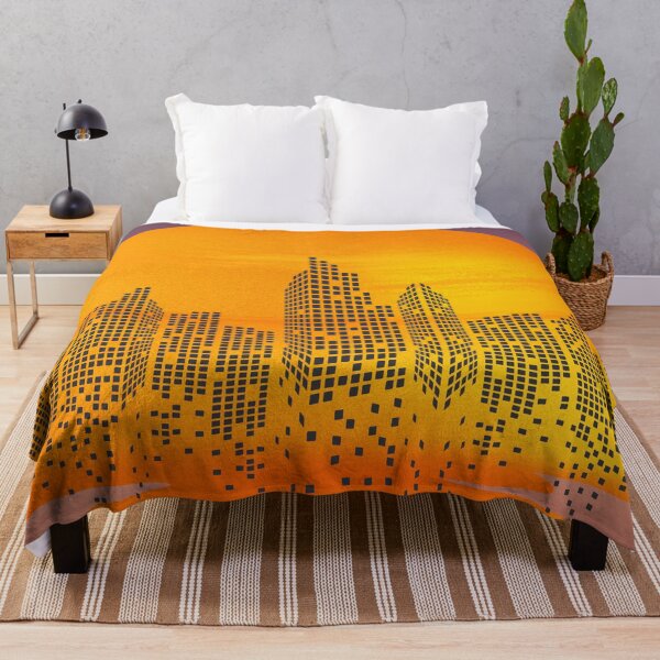 Item preview, Urban Silhouette at Sunset – Contemporary Cityscape designed and sold by RaiyaTees.
