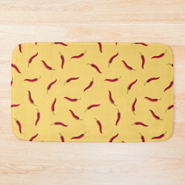 Item preview, Hot pepper, small non-directional direction, Yellow background designed and sold by Alex  Blud.