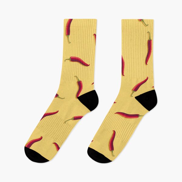 Item preview, Hot pepper, small non-directional direction, Yellow background designed and sold by Alex  Blud.