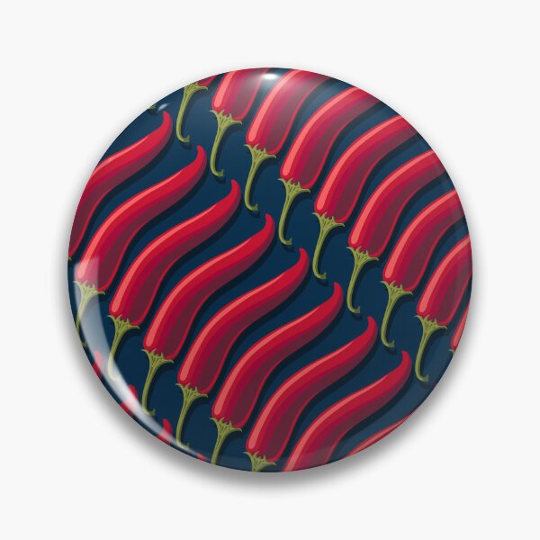 Item preview, Hot pepper, wide diagonal, Dark blue background designed and sold by Alex  Blud.