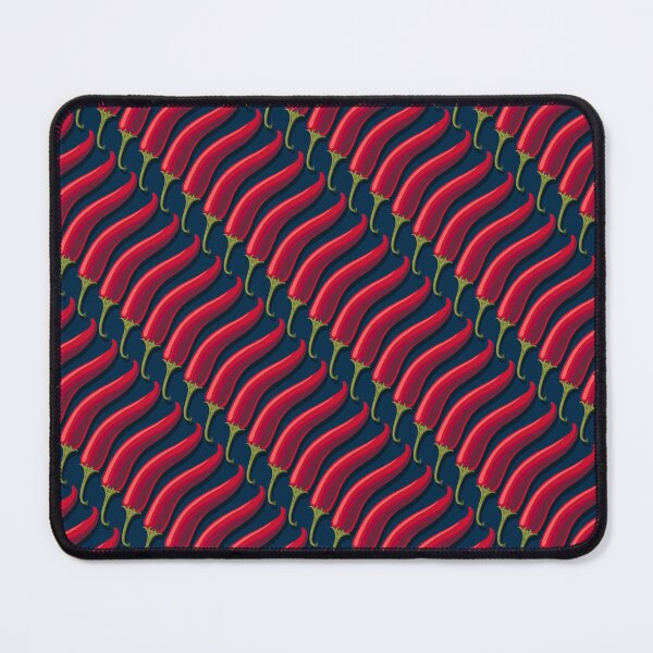 Item preview, Hot pepper, wide diagonal, Dark blue background designed and sold by Alex Blud.