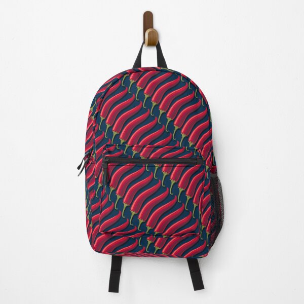 Item preview, Hot pepper, wide diagonal, Dark blue background designed and sold by Alex Blud.