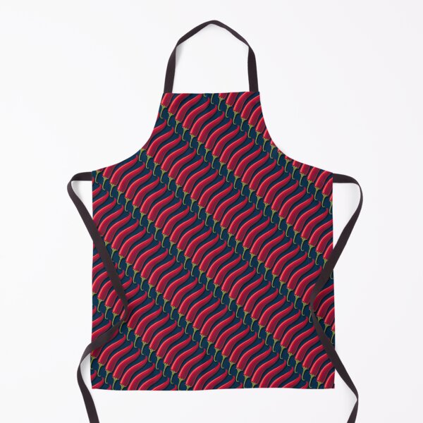 Item preview, Hot pepper, wide diagonal, Dark blue background designed and sold by Alex  Blud.