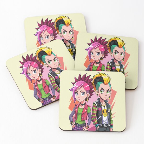 Item preview,  Rebel Punks - Bold and Fearless Duo designed and sold by AgarutanPrint.