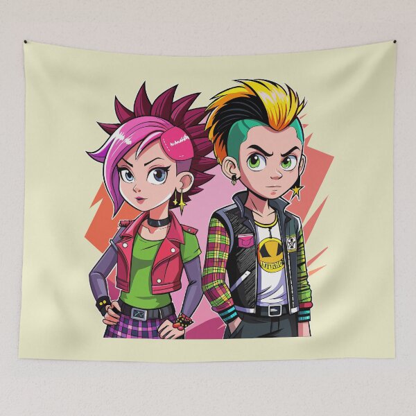 Item preview,  Rebel Punks - Bold and Fearless Duo designed and sold by AgarutanPrint.
