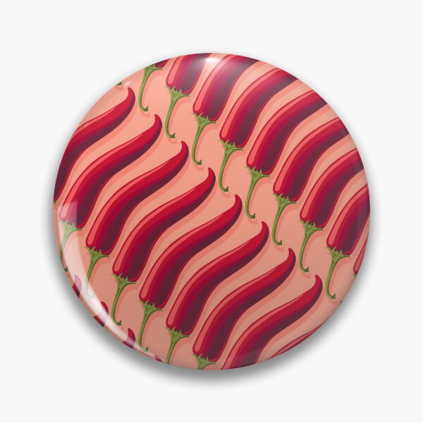 Item preview, Hot pepper, wide diagonal, Coral background designed and sold by Alex  Blud.