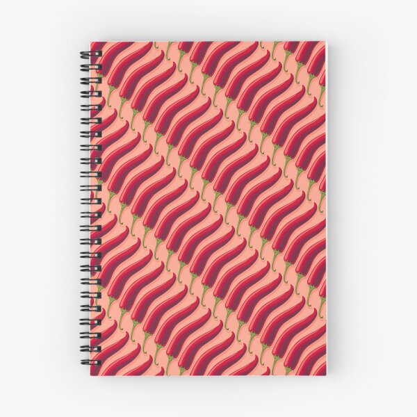 Item preview, Hot pepper, wide diagonal, Coral background designed and sold by Alex  Blud.