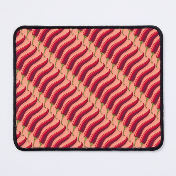 Item preview, Hot pepper, wide diagonal, Coral background designed and sold by Alex  Blud.