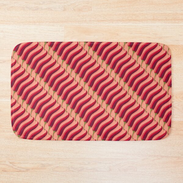 Item preview, Hot pepper, wide diagonal, Coral background designed and sold by Alex  Blud.