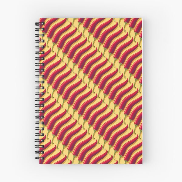 Item preview, Hot pepper, wide diagonal, Yellow background designed and sold by Alex  Blud.