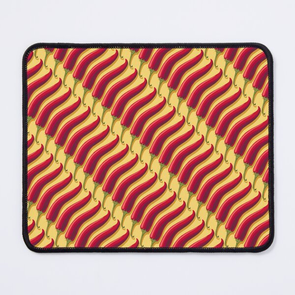 Item preview, Hot pepper, wide diagonal, Yellow background designed and sold by Alex  Blud.