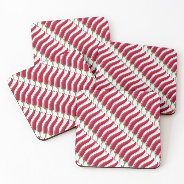 Item preview, Hot pepper, wide diagonal, White background designed and sold by Alex  Blud.