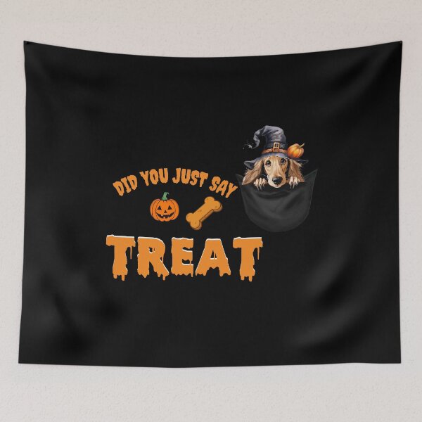 Item preview, Dog in a Pocket Saluki Halloween Design designed and sold by LovelyHappyGift.
