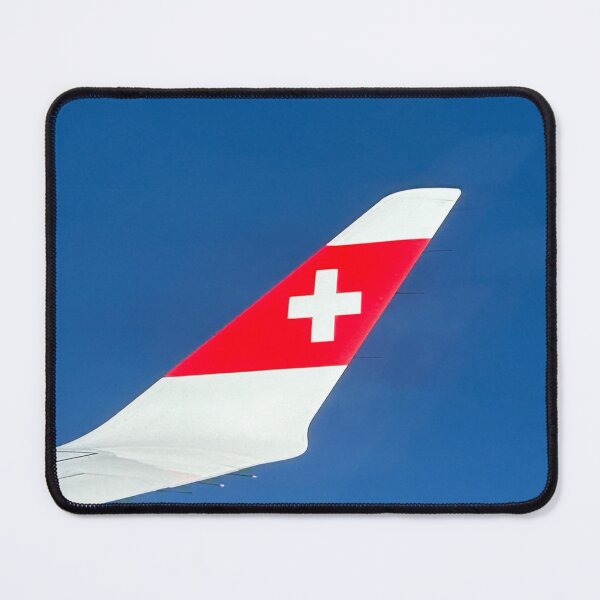 Item preview, Precision in the Sky: Iconic Winglet with Swiss Cross designed and sold by ShortFinalArt.