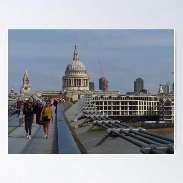 Item preview, St Paul's Cathedral & The Millennium Bridge, London designed and sold by wiggyofipswich.
