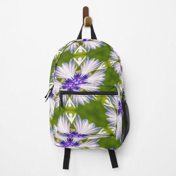 Item preview, White Cornflowers Pattern designed and sold by Patternflower.