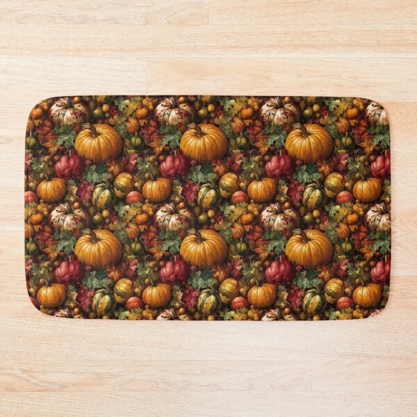 Item preview, Autumn Harvest Oil Painted Pumpkins and Leaves designed and sold by SimoneBalman.