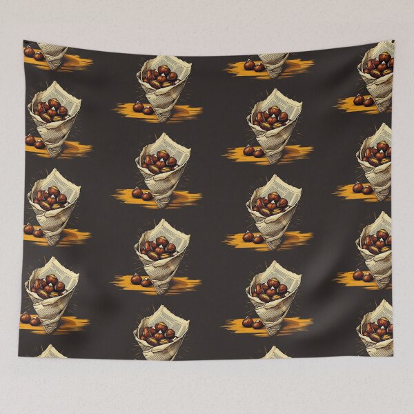 Item preview, Roast Chestnuts on a Newspapper | Cozy Holiday Collection designed and sold by monkeybusiness.pt.