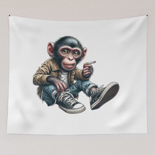 Item preview, "The Rebel Monkey" designed and sold by CHRIST5000.