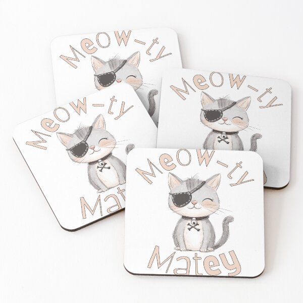 Item preview, Meow-ty Matey designed and sold by QuirkyLands.