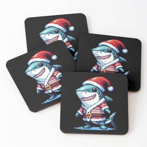 Item preview, Boys Santa Shark Mens Shark in Father Christmas Costume designed and sold by nicksuefonze.