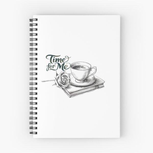 Item preview, Cup of Tea accompanied by a book with the text ' time for me' designed and sold by Tomasz  Siennicki.