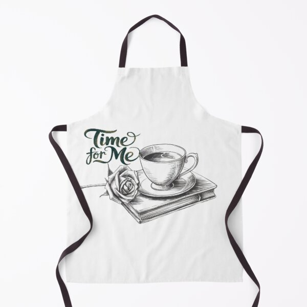 Item preview, Cup of Tea accompanied by a book with the text ' time for me' designed and sold by Tomasz Siennicki.