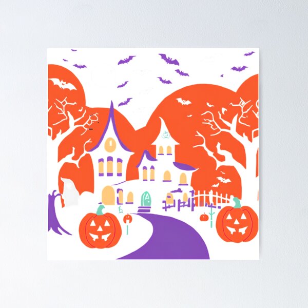 Item preview, Halloween Haunted House Pumpkins designed and sold by James Gunn.
