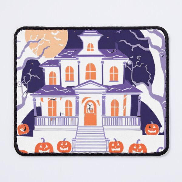 Item preview, Halloween Haunted House Pumpkins Purple designed and sold by James Gunn.