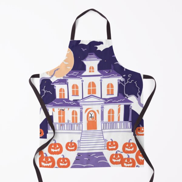 Item preview, Halloween Haunted House Pumpkins Purple designed and sold by James Gunn.