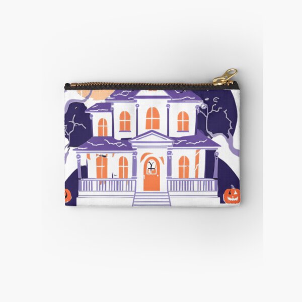 Item preview, Halloween Haunted House Pumpkins Purple designed and sold by James Gunn.