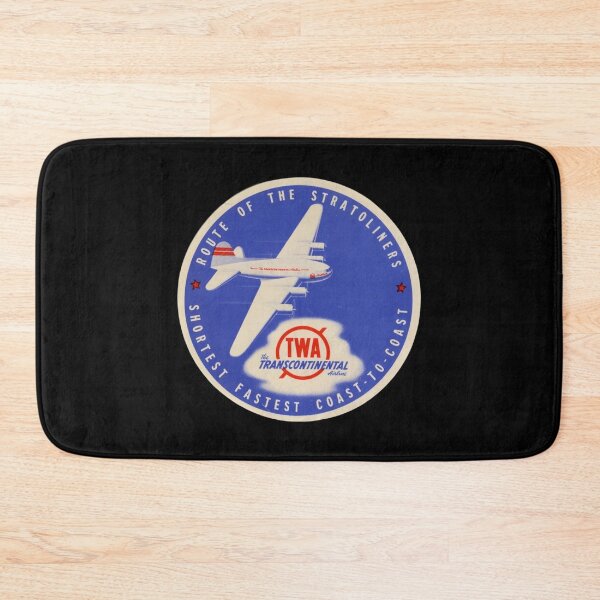 Item preview, TWA Vintage Luggage Label designed and sold by FutureTraveller.